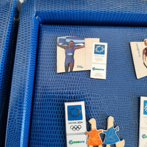 Athens 2004 Olympic Games 12 cosmote pins like new