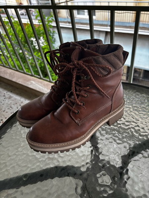 Tamaris boots used, brown, size 38