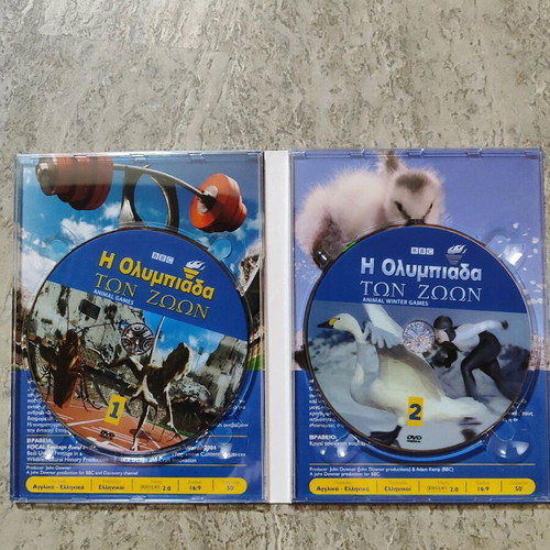 BBC The Animal Olympics box set with 2 DVDs like new