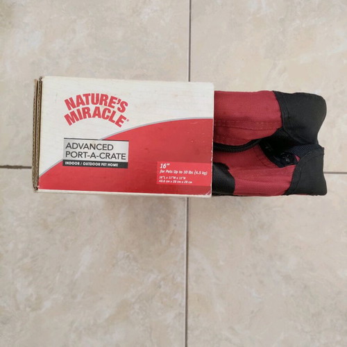 Nature’s Miracle Advanced Port-A-Crate for Dog/Cat New