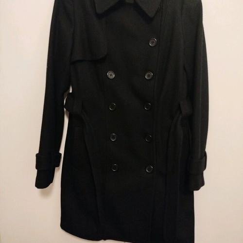 Black coat like new, size S