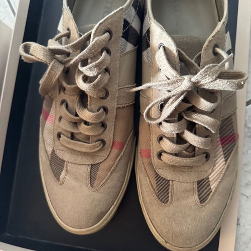 Burberry sneakers size 43 used, beige casual style