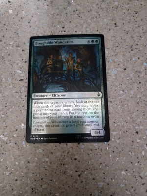 Magic the Gathering Boughside Wanderers κάρτα καινούργια