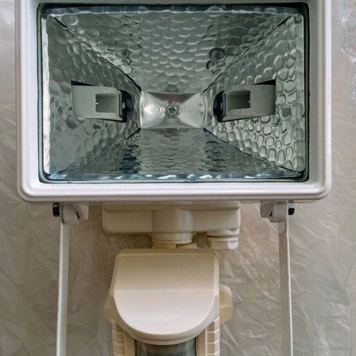 Halogen floodlight 150W with motion sensor new