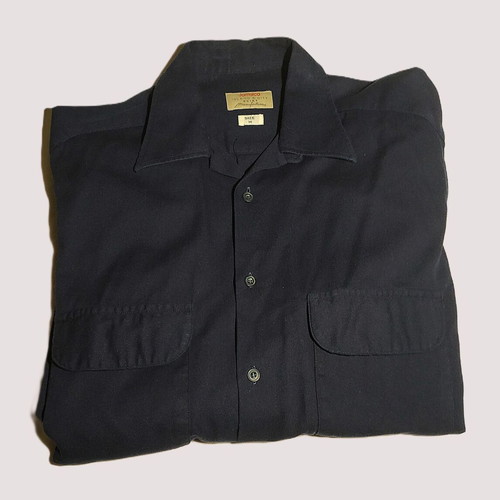 Casual Blue Navy Shirt size Medium like new, cotton