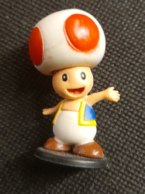 Toad figure from Super Mario Bros used