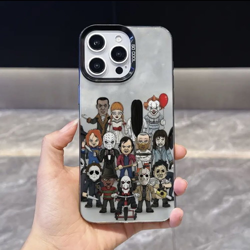 iPhone 15 Pro Max case new with horror cartoons design