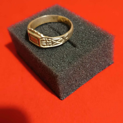 Vintage sachan ring like new, yellow color, handmade