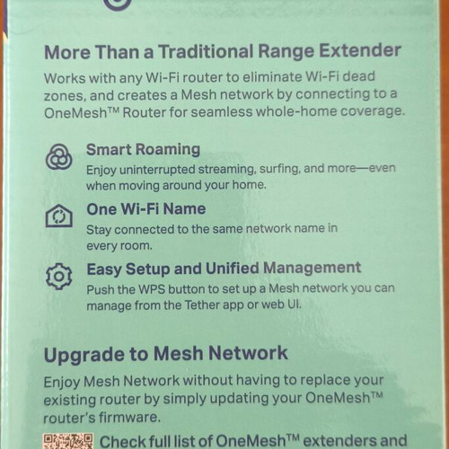 TP-LINK RE300 v1 Mesh WiFi Extender Dual Band used
