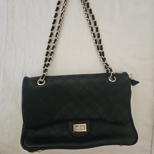 Adonio Adriano black quilted shoulder bag