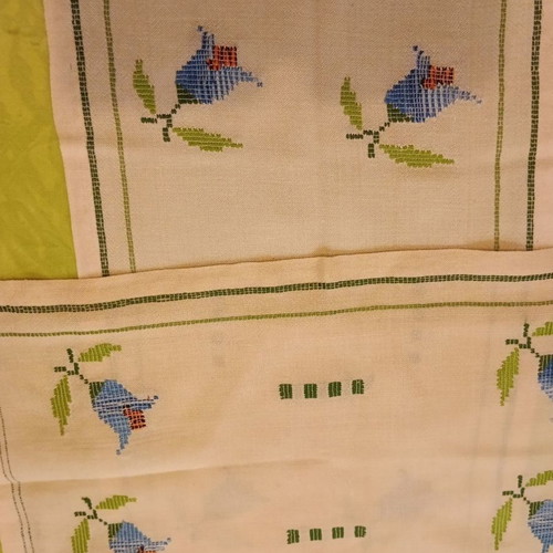Table linens used, pack of 2, 1970s monastery from Crete