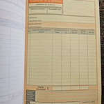 Accounting form summary delivery note new