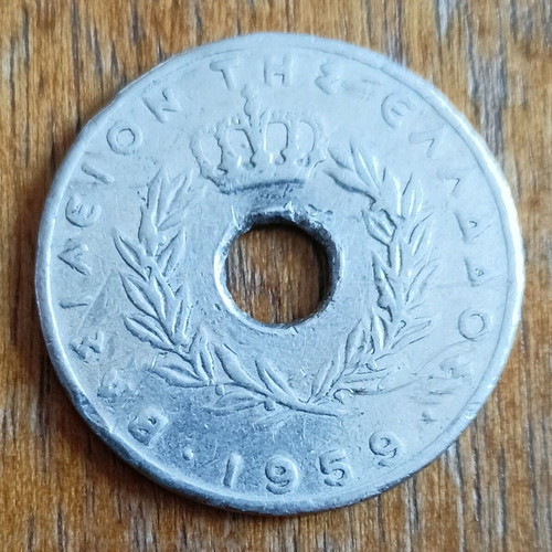 10 Lepta 1959 used
