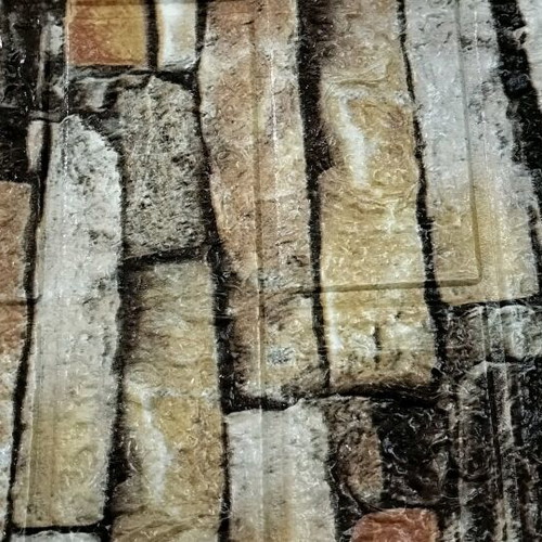 Self-adhesive insulation stone new, 35×35 cm, 3-4mm thick