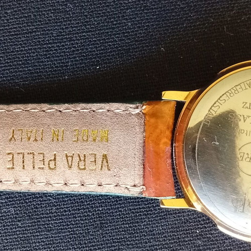 Murano gold-plated watch 32 mm new, Swiss quartz