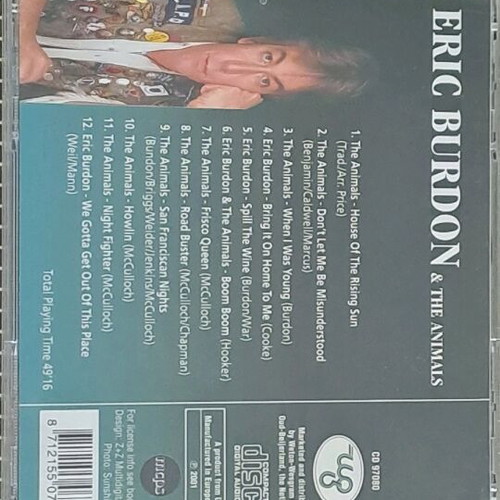 Animals & Eric Burdon CD like new, rock