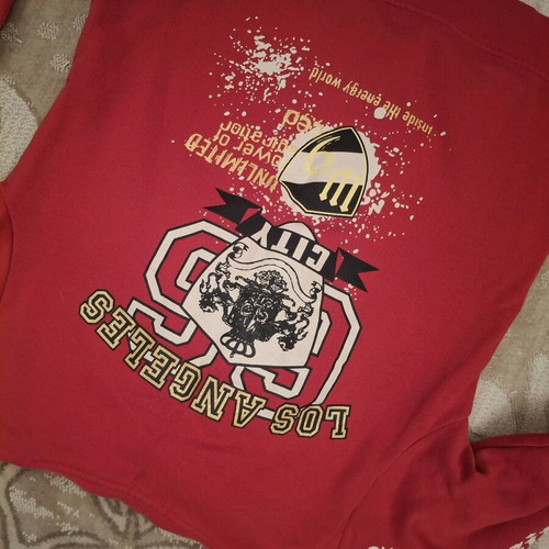 Children's red sweatshirt like new, age 12