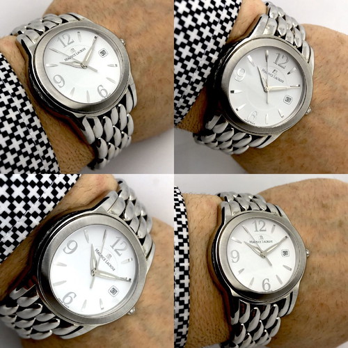 Maurice Lacroix wristwatch new men's with scratch-resistant sapphire and waterproof
