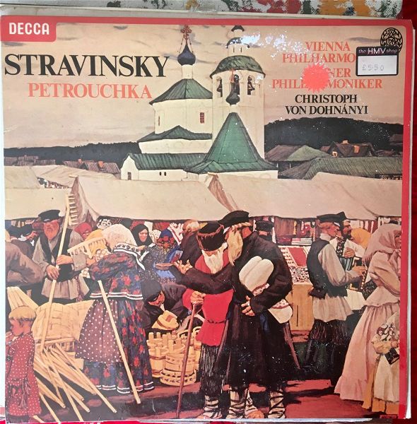  Stravinsky, Petruchka Vienna Philarmonic Orchestra diskos viniliou