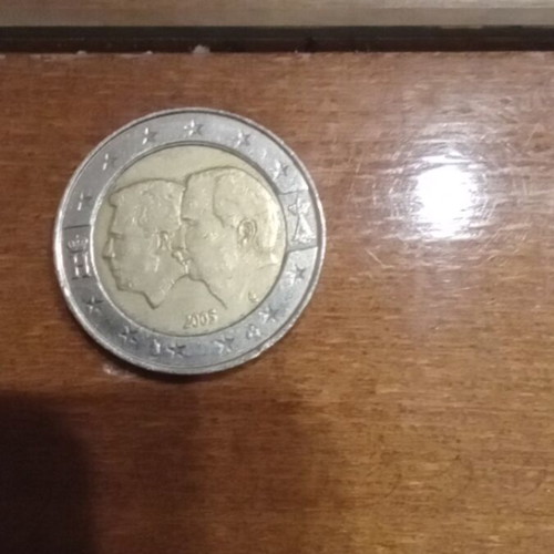 Belgium 2 Euro 2005 Economic Union used