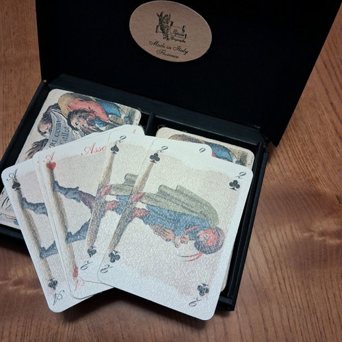 Double deck Papier Arti e Mestieri new, Varie Figure Gobbi di Jacopo Callot