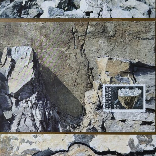 Maximum Cards full set Liechtenstein 1994 Minerals II new