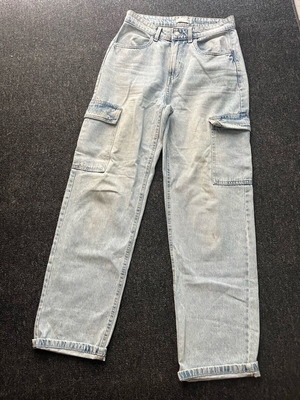 Sinsay blue denim pants like new, size M