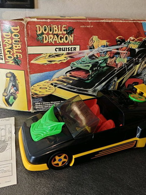 Double Dragon Cruiser toy used 1993 Tyco