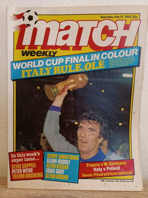 Περιοδικό Match Magazine 1982 World Cup Final μεταχειρισμένο