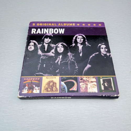 Rainbow 5 Original Albums Box Set used, 5 CD metal
