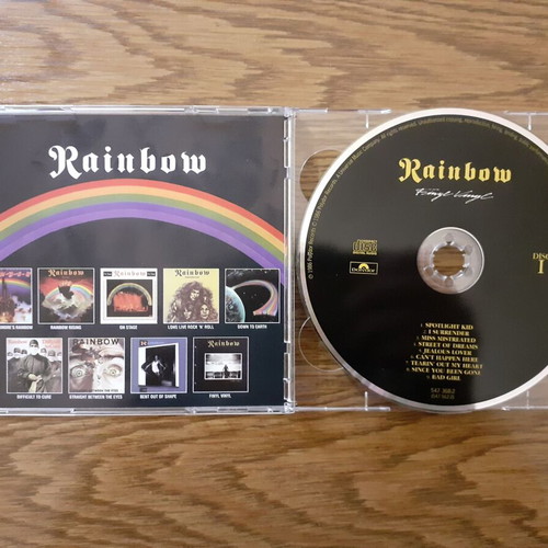 Rainbow pack Ritchie Blackmore's 1 CD and Finyl Vinyl 2 CD remasters like new, rock