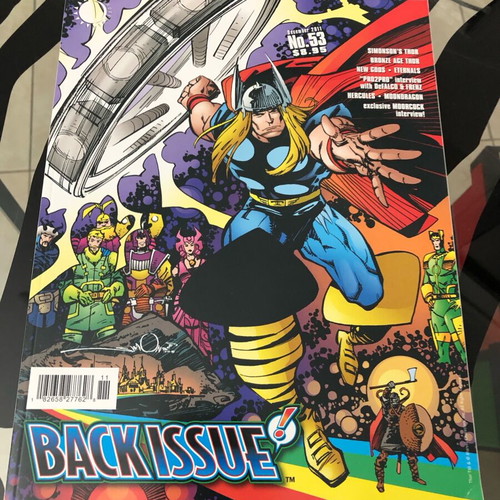 Back Issue Magazine 51 new, Thor Simonson, New Gods, Eternals, Hercules, Marvel DC Comics