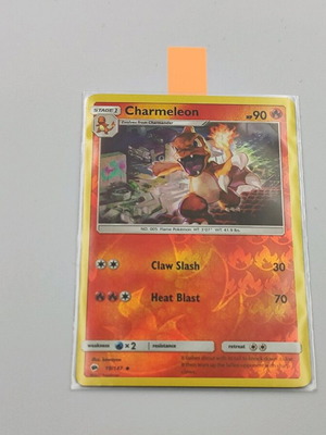 Charmeleon 19/147 Reverse Holo Burning Shadows Pokemon new