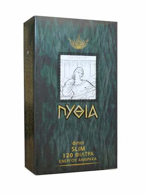 Pythia activated carbon filters 6mm new, 120 pcs