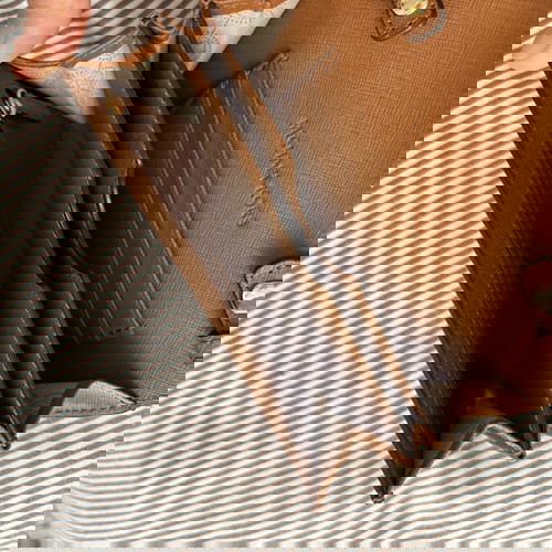 Michael Kors crossbody wallet like new, camel color