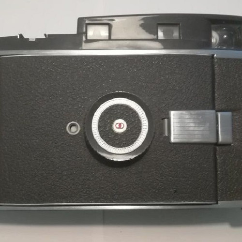 Polaroid 110A Pathfinder camera used with leather case
