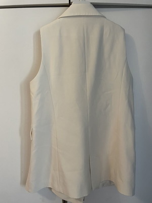 Zara sleeveless vest used, beige, size M