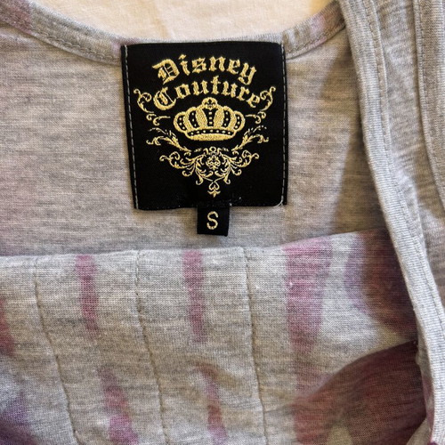 Disney Couture Mickey Mouse tank top grey melange size S like new