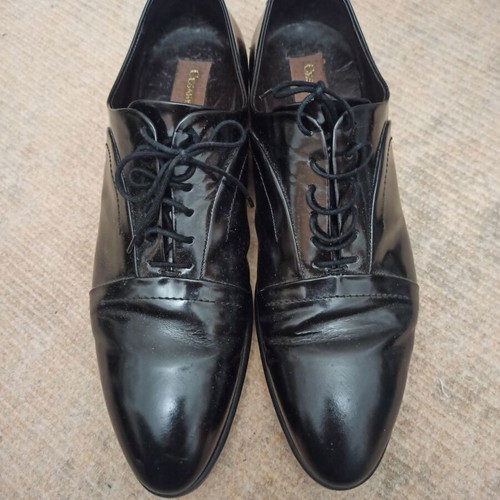Cesare Paciotti men's shoes used, black, size 42, dress shoes