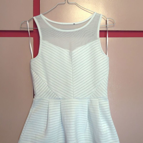 Tally Weijl Peplum Top White like new, size XS