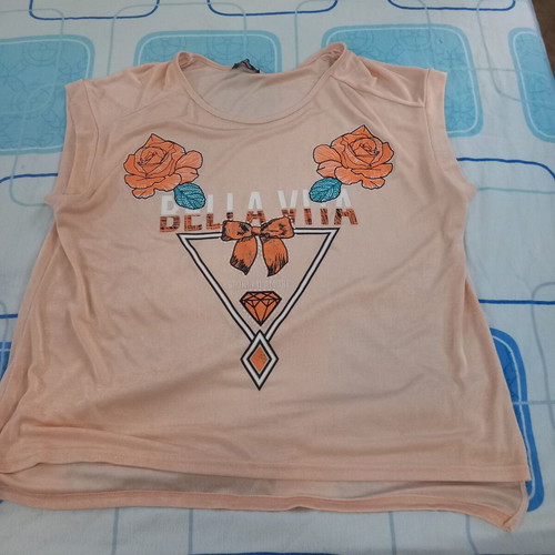 Garantie women's blouse XL like new, orange, mercerized