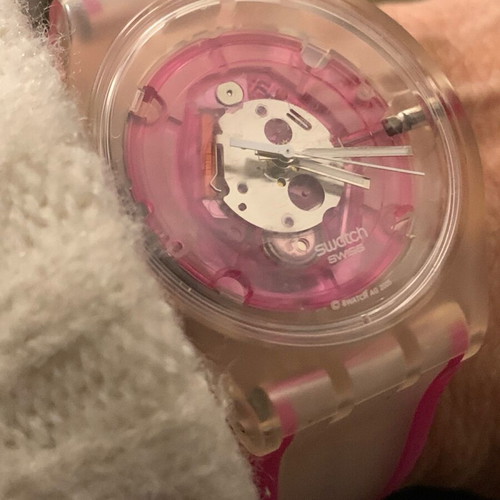 Swatch Pinksea model SUJK103 women's watch new pink