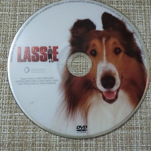 Lassie DVD children's movie used, dubbed