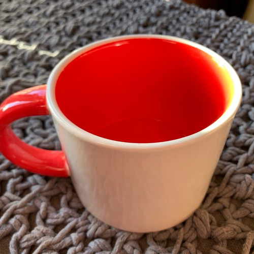 Mug with writable surface new with chalk