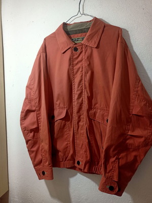 Rainforest vintage jacket size L coral nylon polyester like new