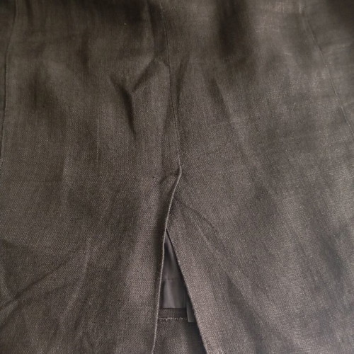 Linen women's skirt black, like new, sizes S/M