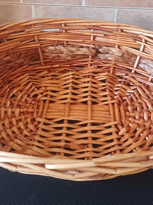 Wooden basket large, like new
