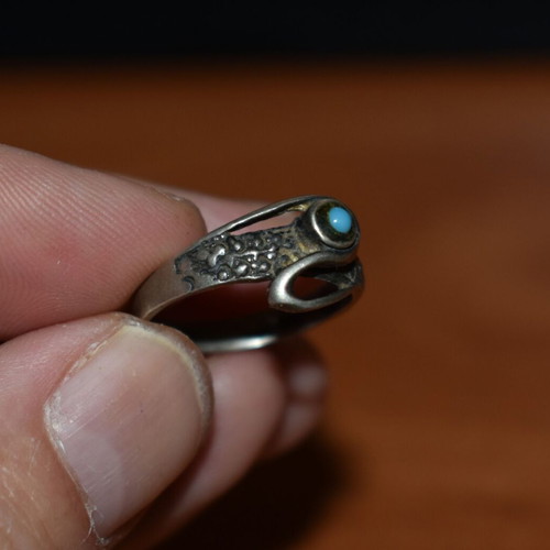 Vintage silver ring used