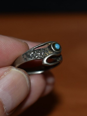 Vintage silver ring used
