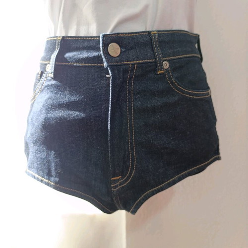 Dua Lipa x Pepe Jeans denim shorts size Medium like new, blue
